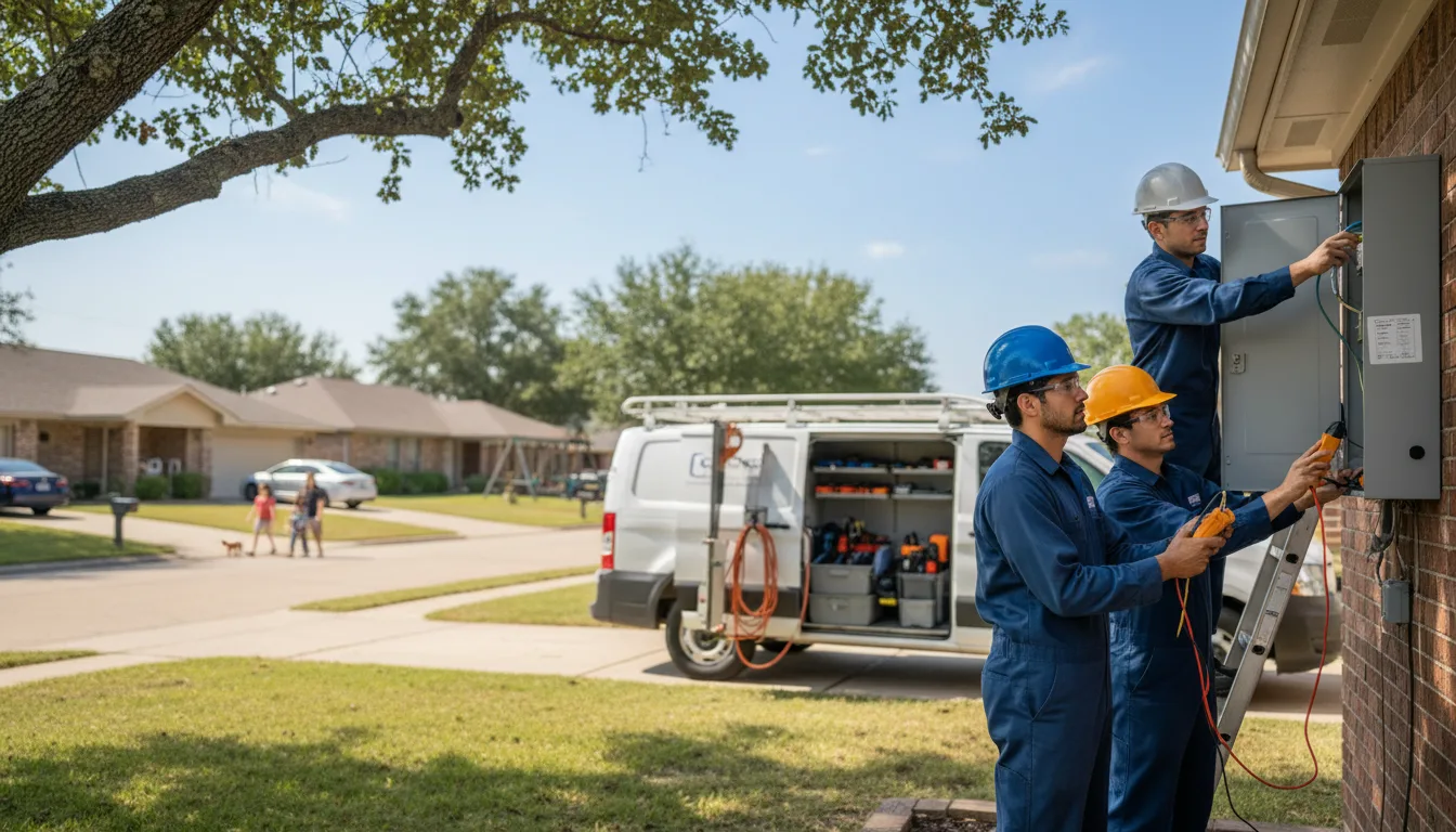 Certified electrician providing emergency electrical services in Hillsdale, OK